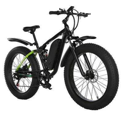 Çift motorlu Fat Tire Elektrikli Dağ Bisikleti 30KMH Yetişkinler için Multimodes