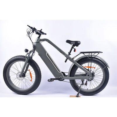 26in Yağ Lastik Elektrikli Avcılık Bisikleti 1000w KMC Zincirli Alaşımlı Çerçeve