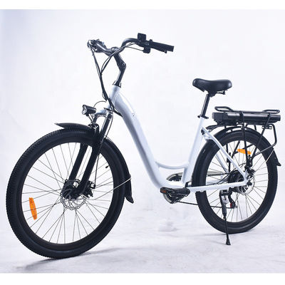 36V Hafif Bayan Elektrikli Bisiklet 30-40km Menzil 0.12T Max Yükleme