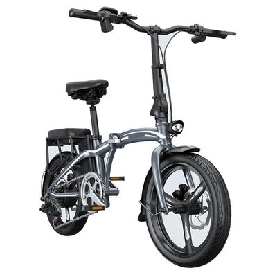 20 İnç Elektrikli Bisiklet Çelik Çerçeve Çatal 48V 250W Shimano 7 Hız Katlanır E Bisiklet Elektrikli Bisiklet