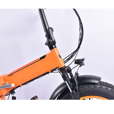 KMC Zinciri 34KG Brüt Ağırlık ile 500w Yağ Lastik Elektrikli Katlanır Bisiklet