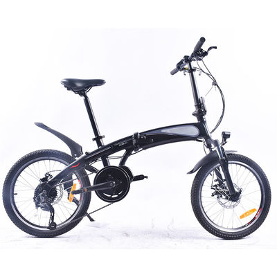 Bafang Orta Tahrik Motorlu 20 İnç Ultra Hafif Elektrikli Katlanır Bisiklet 0.25KW