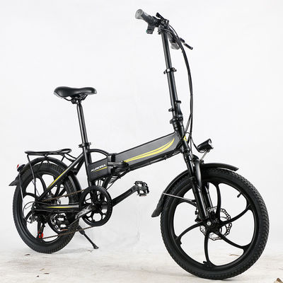 20MPH Hafif Katlanabilir Elektrikli Bisiklet, 10.4Ah 20 İnç Elektrikli Katlanır Bisiklet
