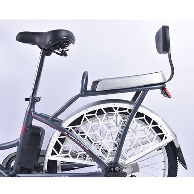 Vintage Çelik Çerçeve Elektrikli Bisiklet, 22in Hafif Pedallı Yardım Bisikleti
