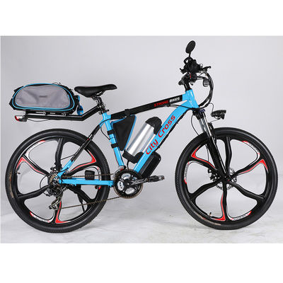 36V Elektrikli Yardımcı Bisiklet, 28in Katlanır Elektrikli Kargo Bisikleti 6Geared