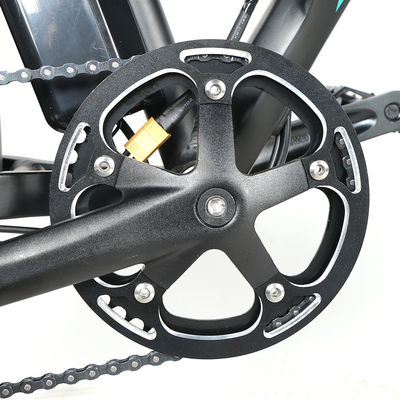 Shimano Attırıcı ile 48V Elektrikli Katlanır Yağ Lastik Bisiklet 50-60km Aralığı
