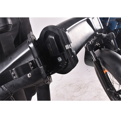 ODM 48V 500W Yağ Lastik Elektrikli Dağ Bisikleti Shimano 6 Dişliler Kargo Katlanabilir Ebike