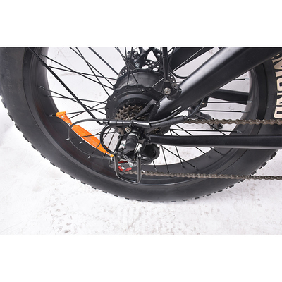 ODM 48V 500W Yağ Lastik Elektrikli Dağ Bisikleti Shimano 6 Dişliler Kargo Katlanabilir Ebike